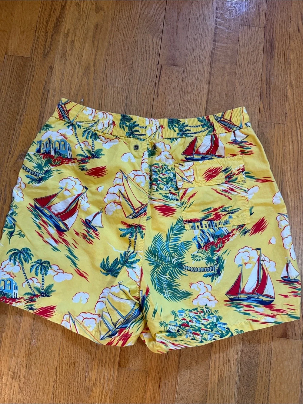 Vintage 30s 40s Style Ralph Lauren Polo Swim Surf board Shorts Trunks Suit